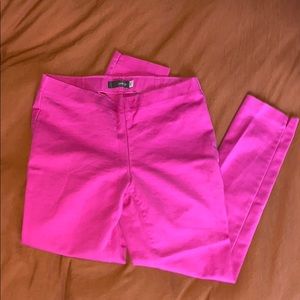 Hot Pink Stretchy Dress Pants